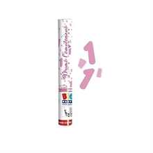 SPARACORIANDOLI 30CM BUON PRIMO COMPLEANNO ROSA