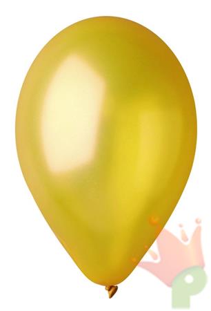 PALLONCINI 10INCH - 26CM ORO METAL 16PZ