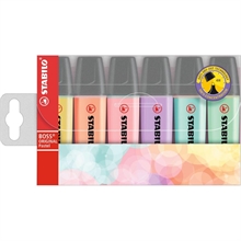 EVIDENZIATORI STABILO BOSS COLORI PASTELLO 6PZ