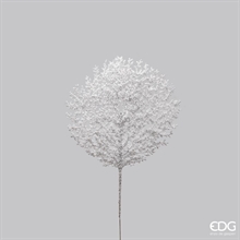 RAMO CORALLO H. 48CM GLITTER BIANCO