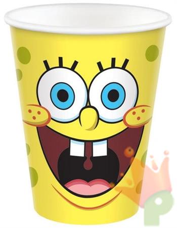 BICCHIERI 250ML SPONGEBOB 8PZ
