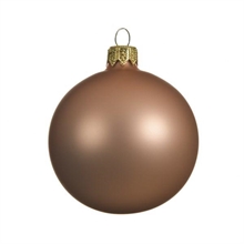 PALLINA PER ALBERO 10CM COLORE CAMMELLO 4PZ