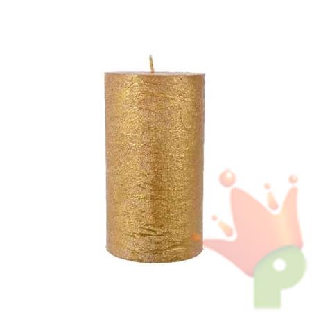 CANDELA MOCCOLO 12CM ORO METAL