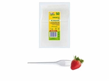 FORCHETTE BIO COMPACT BIANCHE 50PZ
