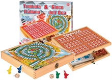 TOMBOLA E GIOCO DELL'OCA IN LEGNO