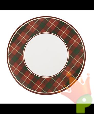 SOTTOPIATTI TARTAN CHRISTMAS 33CM