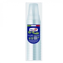 BICCHIERI 250CC DIAMANT REUSABLE TRASPARENTE 25PZ