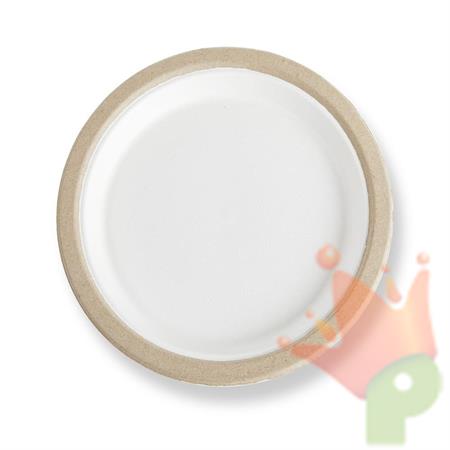 PIATTI PIANI D. 22CM POLPA TWIN NATURGO 10PZ