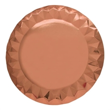 SOTTOPIATTI DIAMANT 32CM ROSA GOLD 5PZ