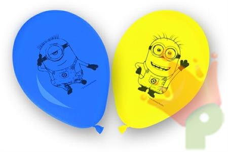 PALLONCINI 11INCH 27CM LOVELY MINIONS 8PZ