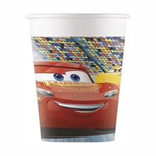 BICCHIERI 200ML CARS 3 8PZ