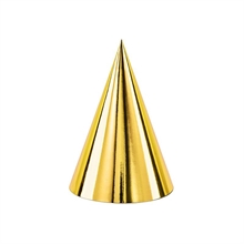 CAPPELLINI IN CARTA 16CM ORO 6PZ