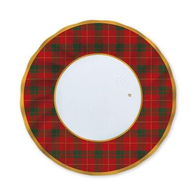 PIATTI 25CM TARTAN 6PZ
