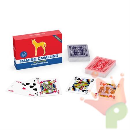 CARTE DA GIOCO RAMINO CAVALLINO ORO MASENGHINI
