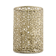 LANTERNA IN METALLO D. 18X25,5CM ORO