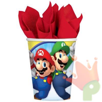 BICCHIERI 250ML SUPER MARIO 8PZ