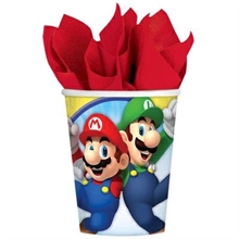 BICCHIERI 250ML SUPER MARIO 8PZ
