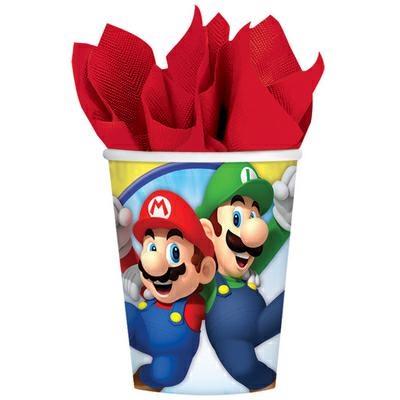 BICCHIERI 250ML SUPER MARIO 8PZ