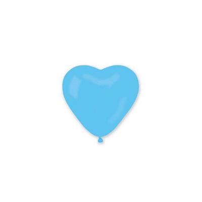 PALLONCINI 10INCH - 26CM CUORE CELESTI 12PZ