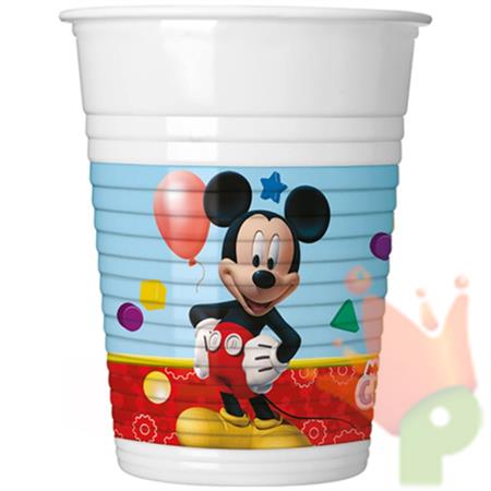 BICCHIERI 200CC PLAYFUL MICKEY 8PZ