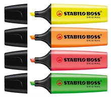 ASTUCCIO EVIDENZIATORI STABILO BOSS 4PZ