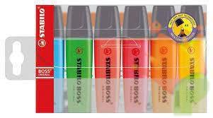 ASTUCCIO EVIDENZIATORI STABILO BOSS 6PZ