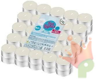 TEA LIGHT BIANCO 100PZ