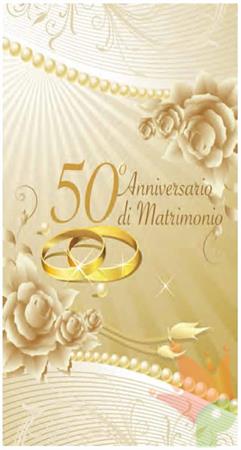 BIGLIETTI AUGURI 50 ANNIVERSARIO 6653