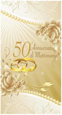 BIGLIETTI AUGURI 50 ANNIVERSARIO 6653