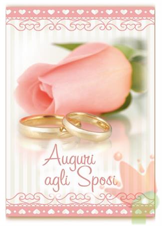 BIGLIETTO AUGURI SPOSI 1546