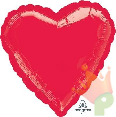 PALLONCINO MYLAR 18INCH CUORE ROSSO