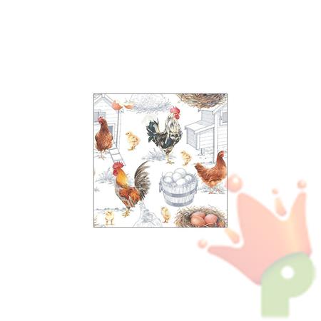 TOVAGLIOLI 33X33 CHICKEN FARM 20PZ