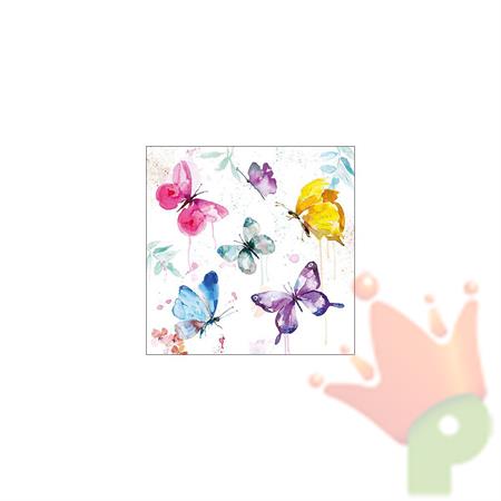 TOVAGLIOLI 33X33 BUTTERFLY COLLECTION WHITE 20PZ