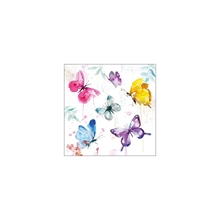 TOVAGLIOLI 33X33 BUTTERFLY COLLECTION WHITE 20PZ