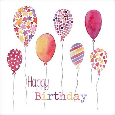 TOVAGLIOLI 33X33 BIRTHDAY BALLOONS 20PZ
