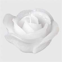 CANDELA BOCCIOLO MEDIO BIANCO 8X4,5CM