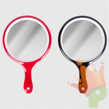 SPECCHIO TONDO BORSETTA 9CM CON MANICO