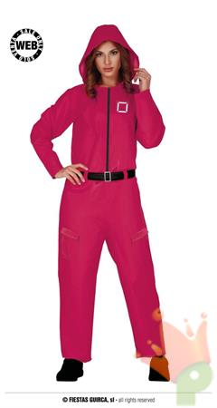 COSTUME THE GAMER ADULTA TUTA ROSSA SQUID GAME TAGLIA S 36 38