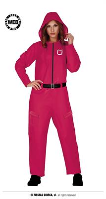 COSTUME THE GAMER ADULTA TUTA ROSSA SQUID GAME TAGLIA S 36 38