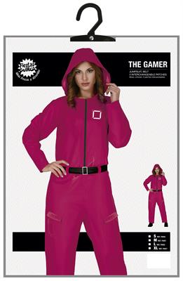 COSTUME THE GAMER ADULTA TUTA ROSSA SQUID GAME TAGLIA S 36 38