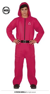 COSTUME THE GAMER ADULTO TUTA ROSSA SQUID GAME TAGLIA M 48 50