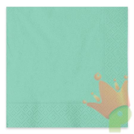 TOVAGLIOLI 33X33 2V ECOLOR ACQUA MARINA 40PZ