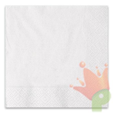 TOVAGLIOLI 33X33 2V ECOLOR BIANCO 40PZ