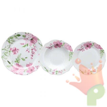 SERVIZIO DA TAVOLA CAPPETTATA WILDROSE 18PZ