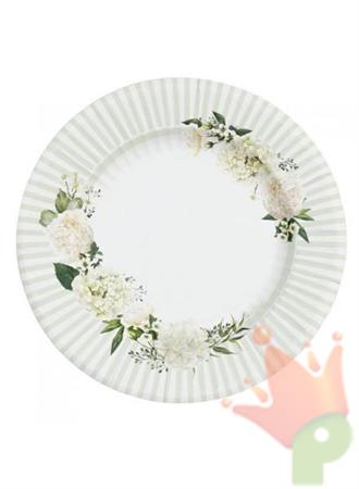 PIATTI 27CM FLORAL WHITE 8PZ