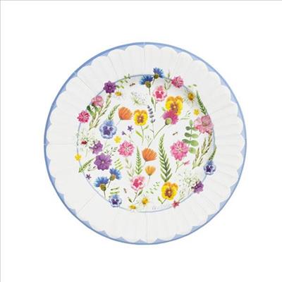 PIATTI 21CM BOTANICAL FLOWERS 8PZ