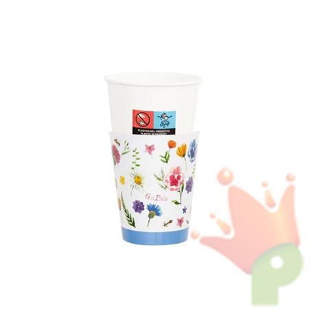 BICCHIERI 250CM BOTANICAL FLOWERS 8PZ