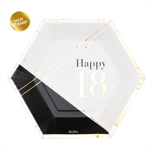 PIATTI 23CM HAPPY 18 8PZ