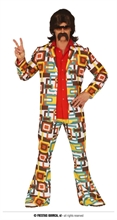 COSTUME DISCO  ANNI 70 ADULTO  TAGLIA  M 48 50