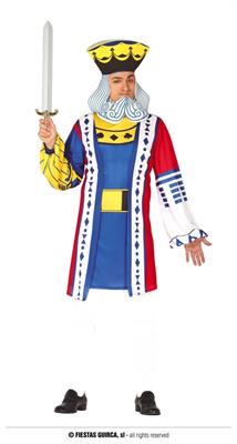 COSTUME CARTA DA GIOCO RE ADULTO  TAGLIA  L 52 54